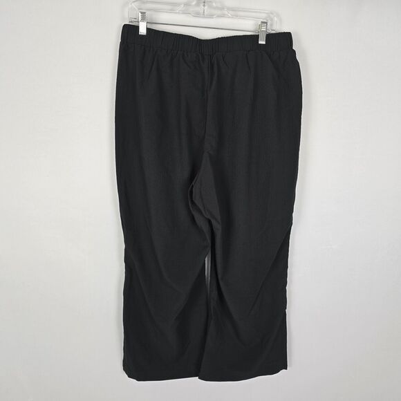 Bloomchic Pants Women's 1X Button Accent Elastic Waist Pocket Black NWT - Picture 9 of 15